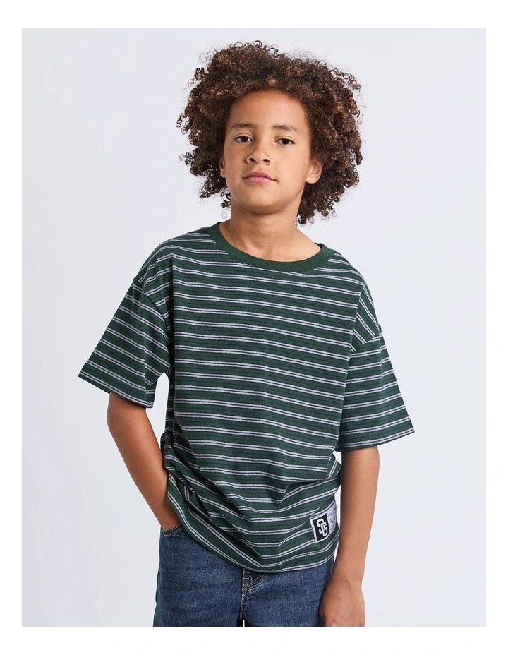 Half-Pipe Tee (8-16 Years) in Green image 1