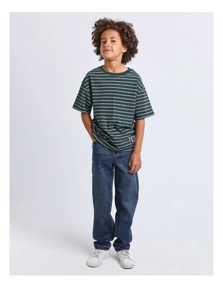 Half-Pipe Tee (8-16 Years) in Green image 3