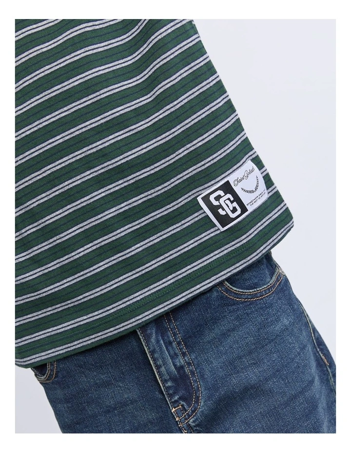 Half-Pipe Tee (8-16 Years) in Green image 4