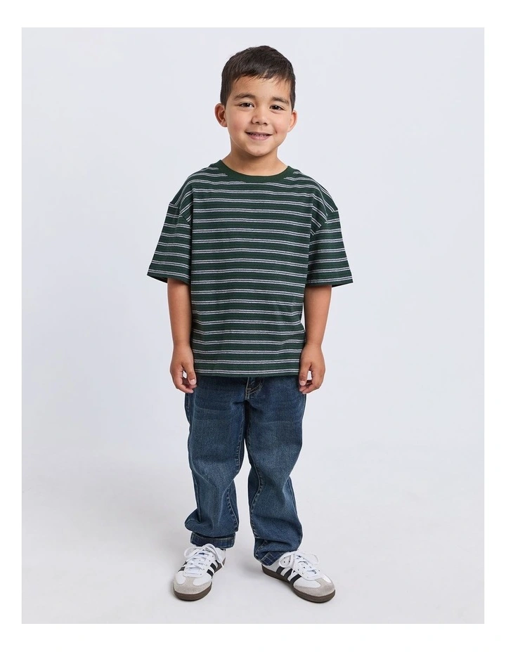 Half-Pipe Tee (3-7 Years) in Green image 3