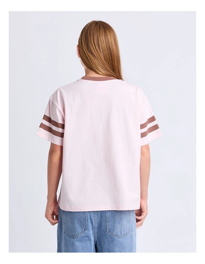 Dusty Tee (8 - 16 Years) in Pale Pink image 4