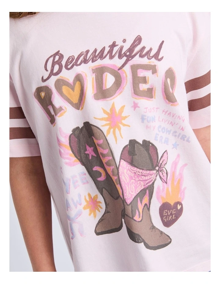 Dusty Tee (8 - 16 Years) in Pale Pink image 6