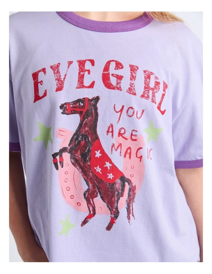Magic Tee (8 - 16 Years) in Purple image 4