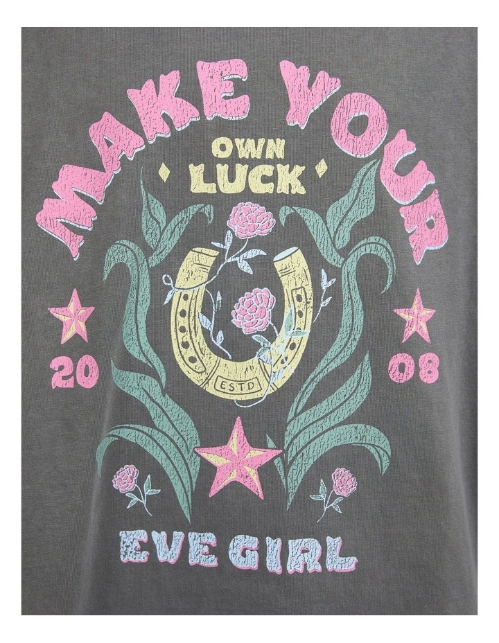 Wild West Tee (8 - 16 Years) in Charcoal image 7