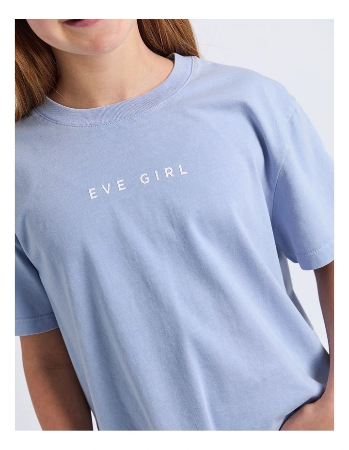 Core Tee Top (8 - 16 Years) in Cornflower image 4