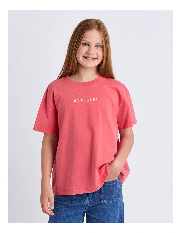 Core Tee Top (8 - 16 Years) in Red image 1