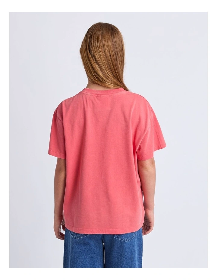 Core Tee Top (8 - 16 Years) in Red image 2