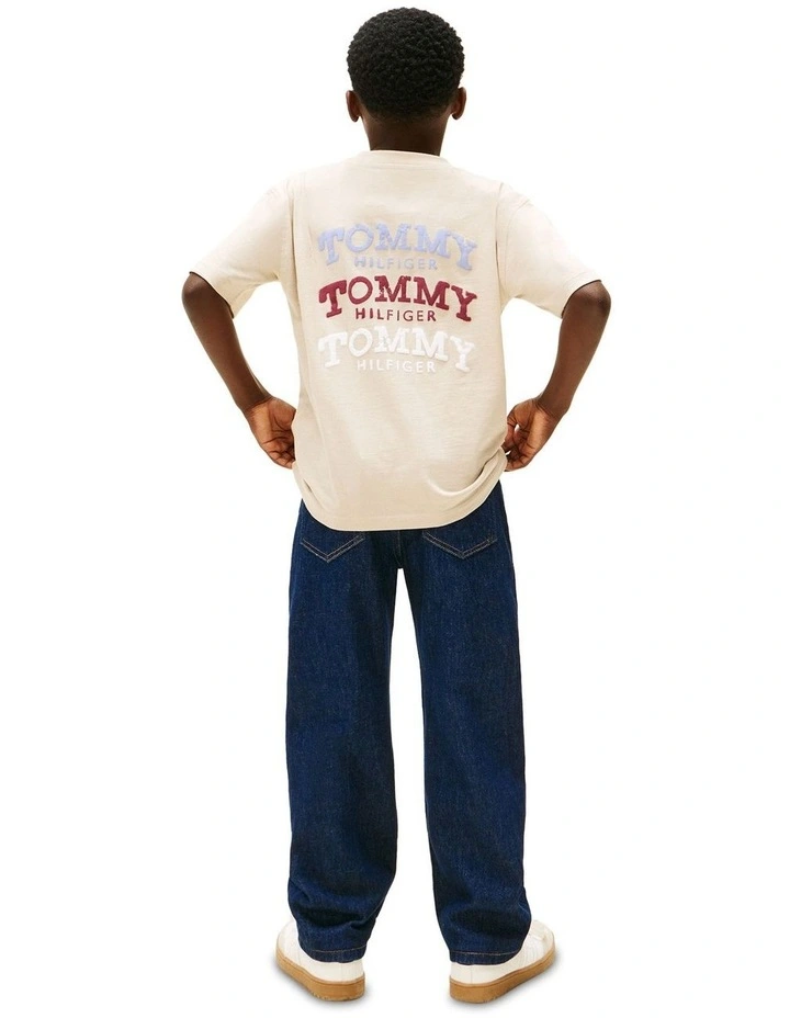 Boys 3-7 Faded Graphic Tee in Beige image 2