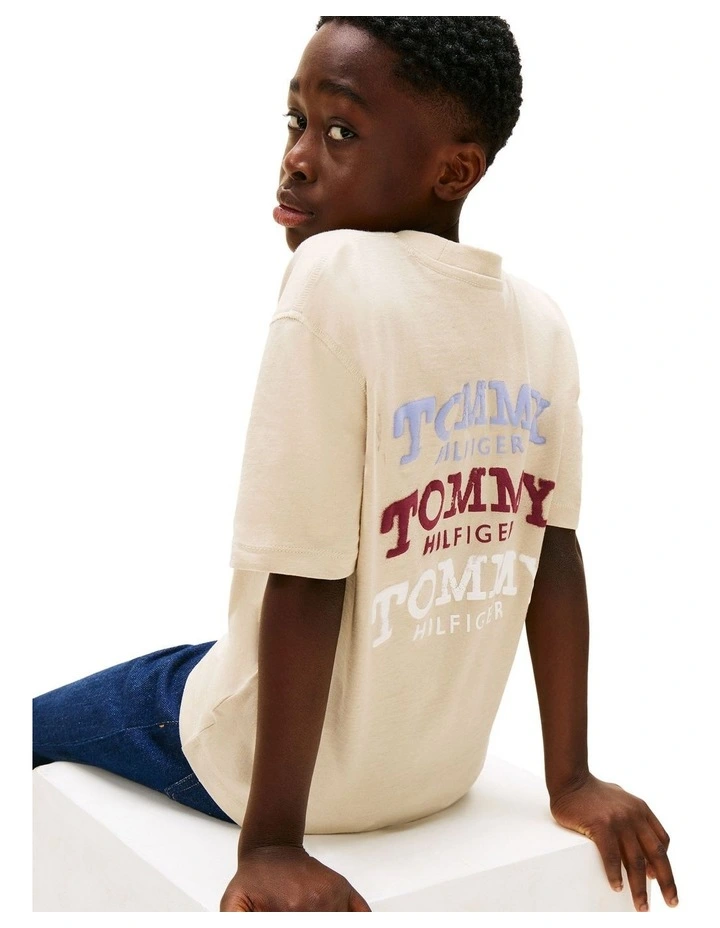 Boys 3-7 Faded Graphic Tee in Beige image 4
