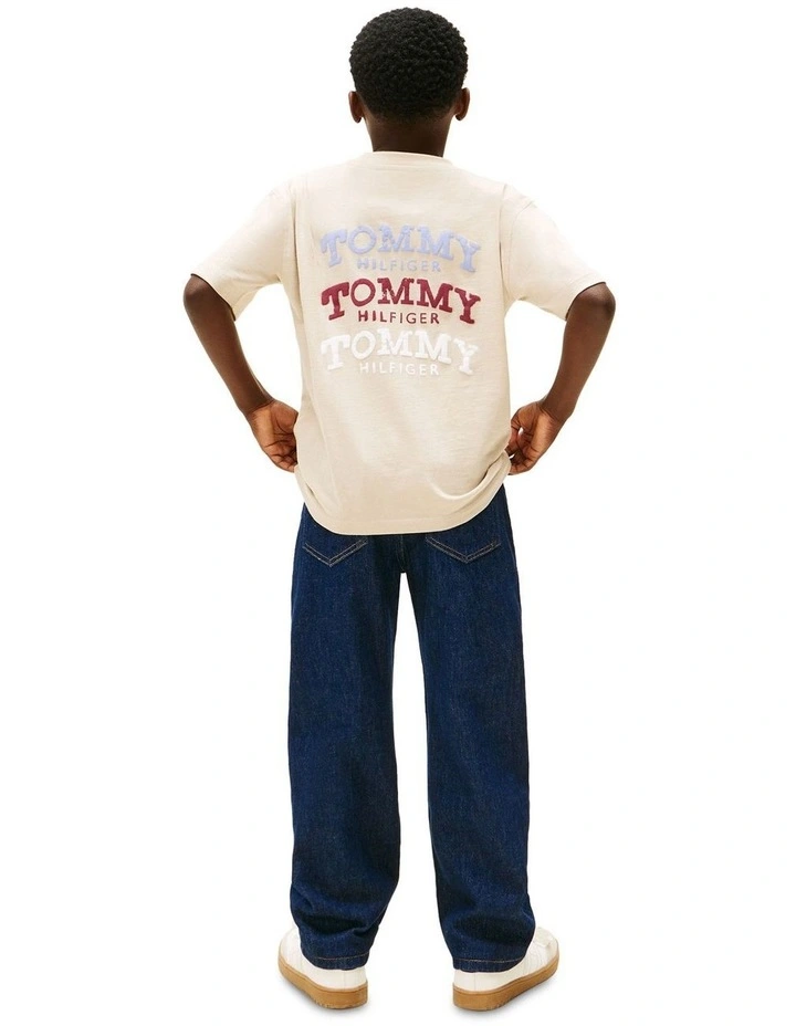 Boys 8-16 Faded Graphic Tee in Beige image 2