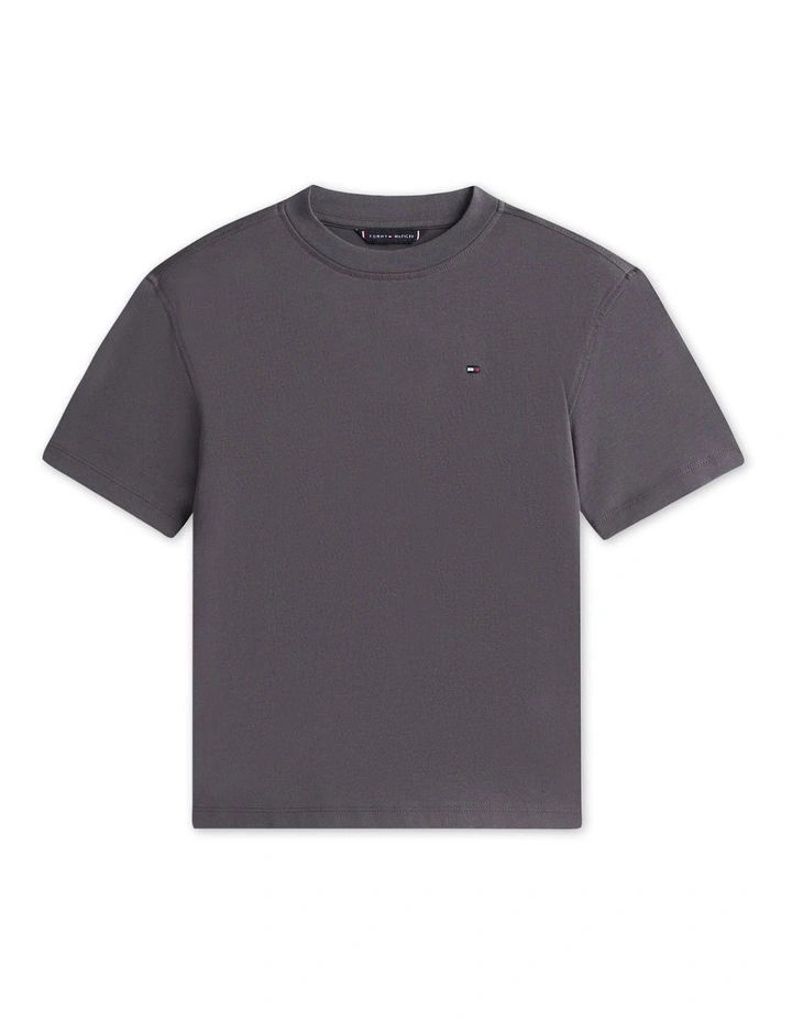 Faded Graphic Tee (3-7 Years) in Grey image 6