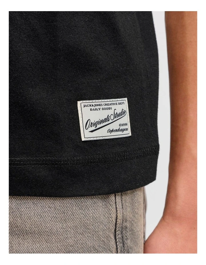 Nantucket Branded T-Shirt in Black image 5