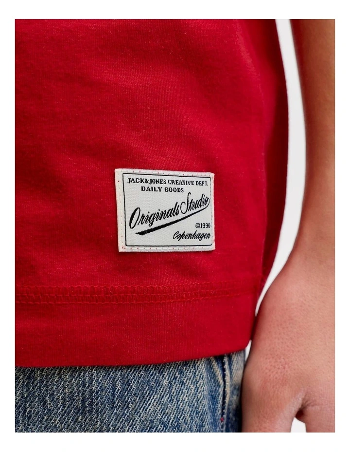 Nantucket Branded T-Shirt in Red image 6