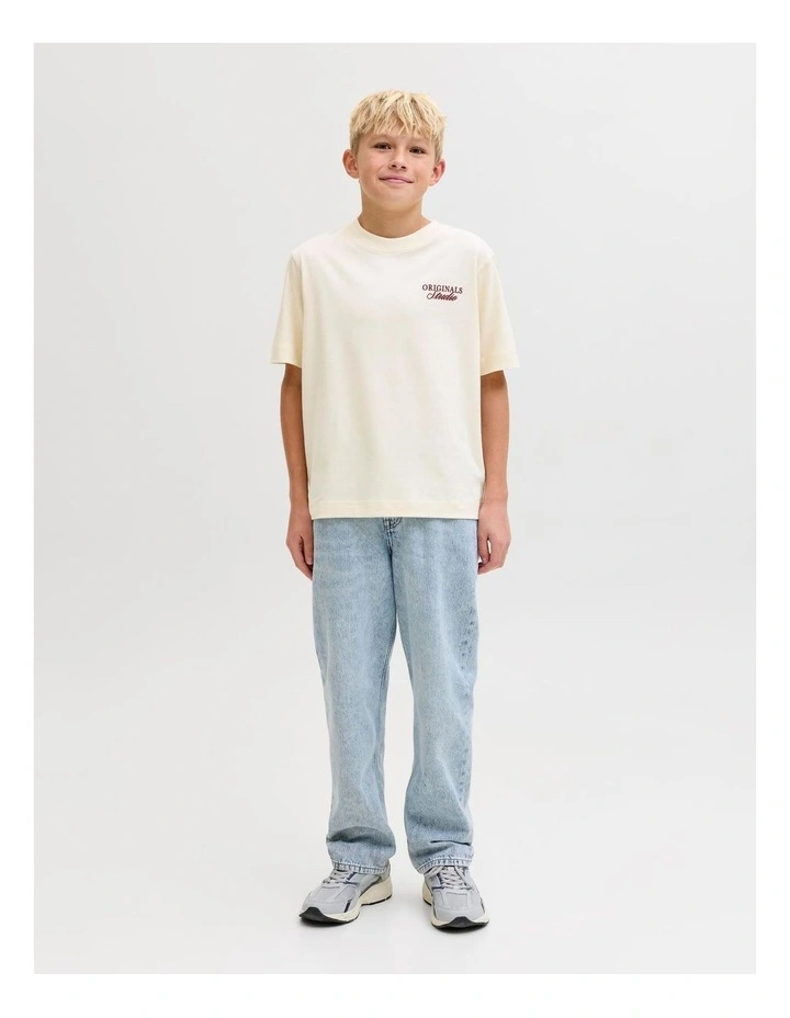 Norrebro Typo T-shirt in Cream image 2