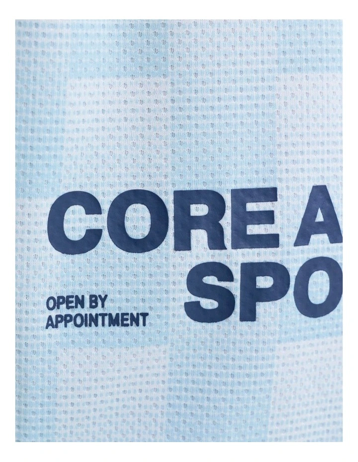 Breeze Football Mesh Tee in Light Blue image 6