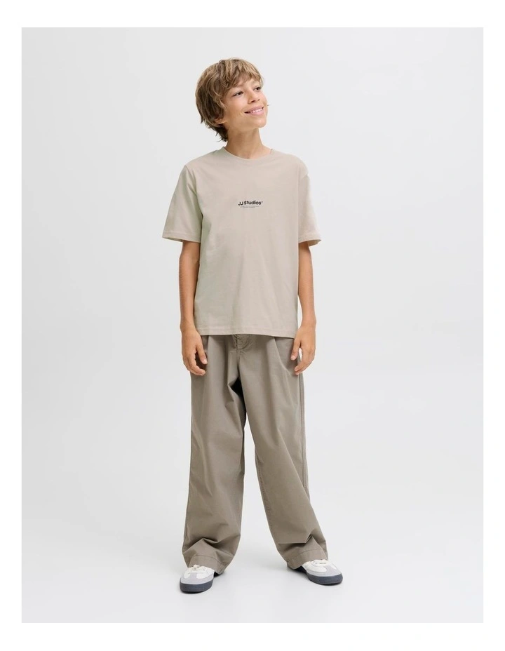 Soho Cotton T-shirt in Beige image 4