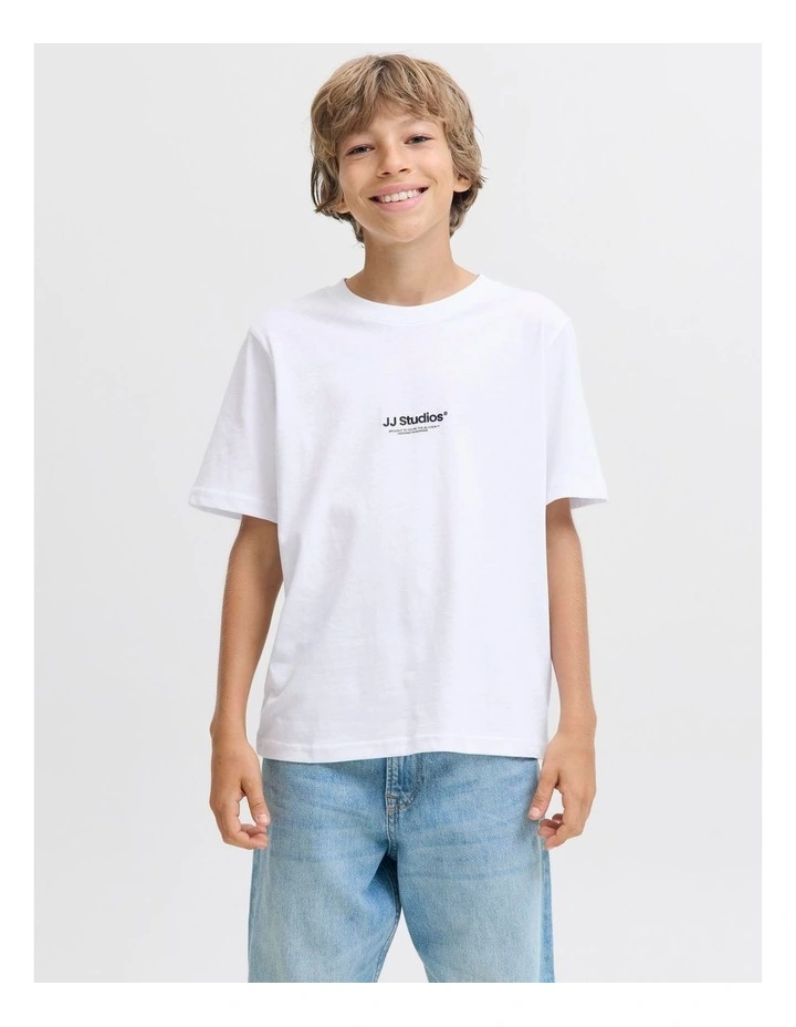 Soho Cotton T-shirt in White image 1