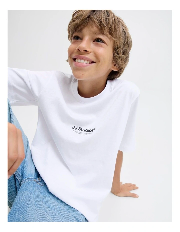 Soho Cotton T-shirt in White image 2