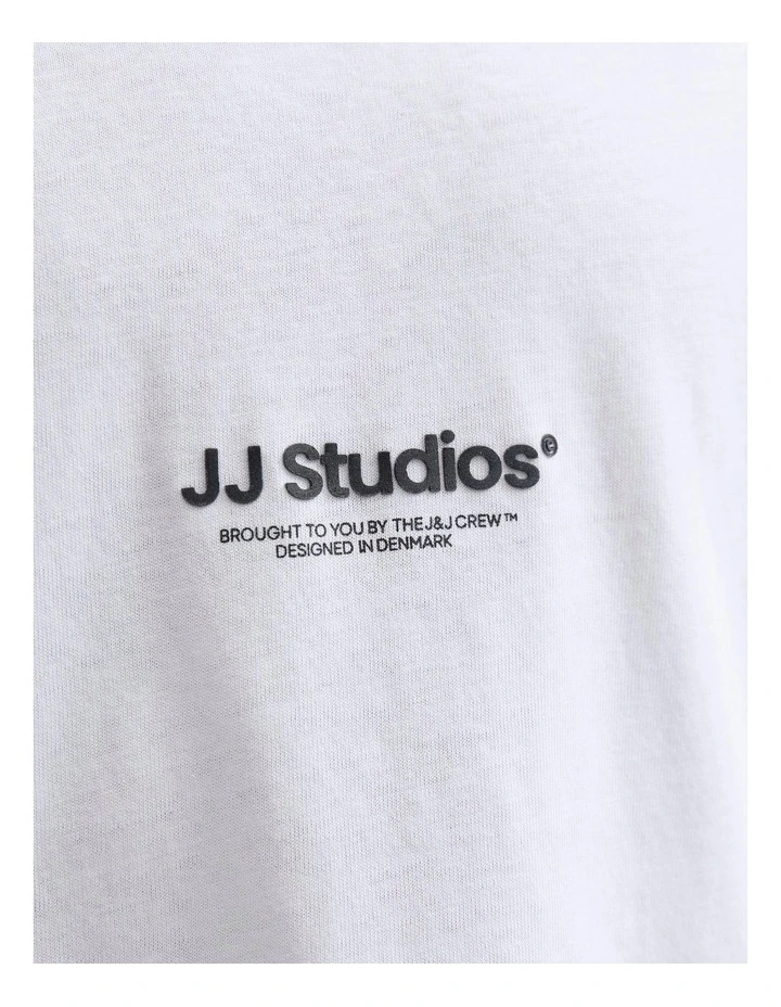 Soho Cotton T-shirt in White image 5