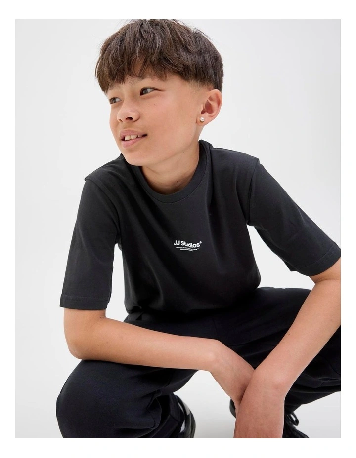 Soho Cotton T-shirt in Black image 2