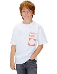 City Scene Relaxed Short Sleeve T-shirt (8-16 Years) in Bright White