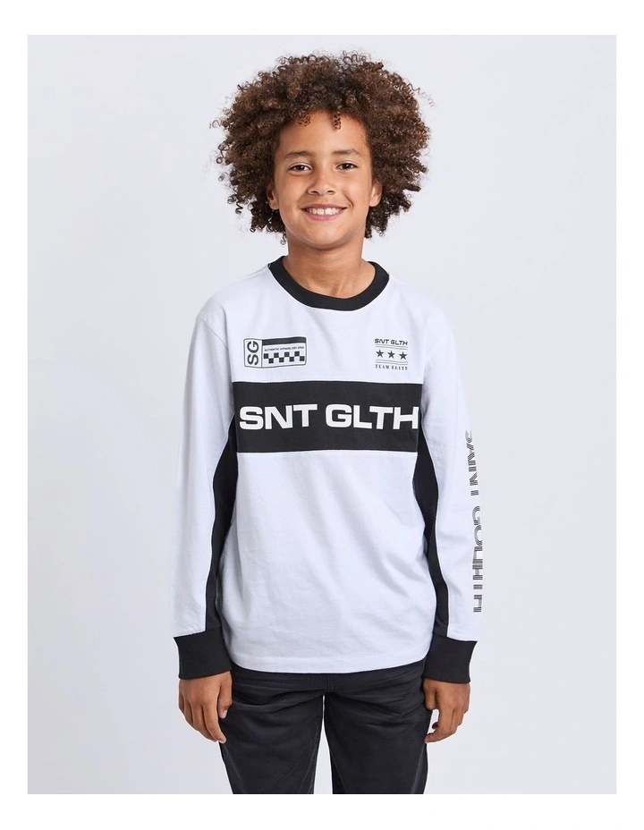Longsleeve Tee 24/7 in White image 1