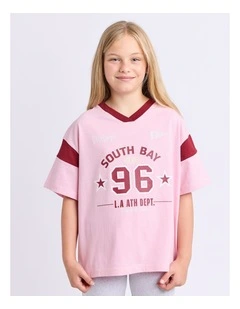 South Bay Jersey (8-16 Years) in Pale Pink