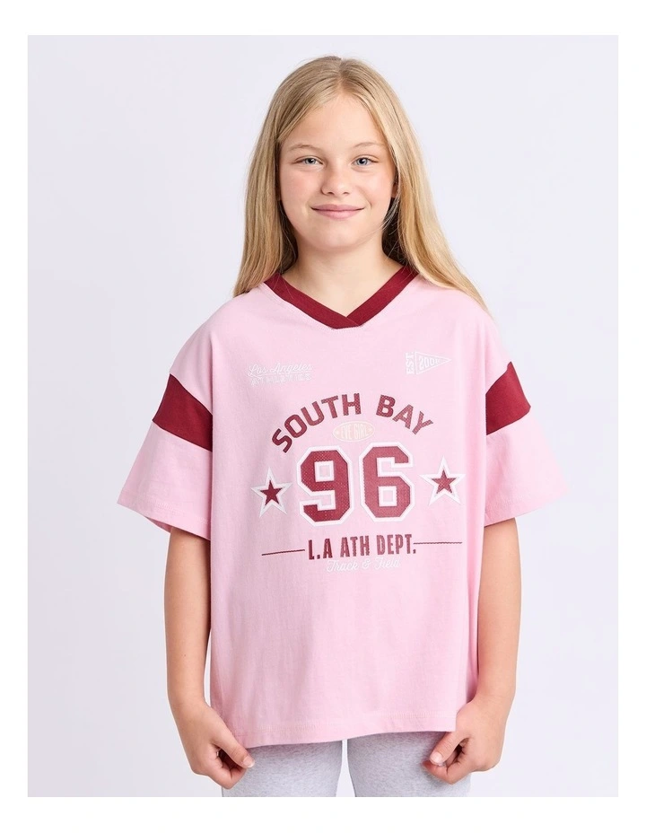 South Bay Jersey (8-16 Years) in Pale Pink image 1