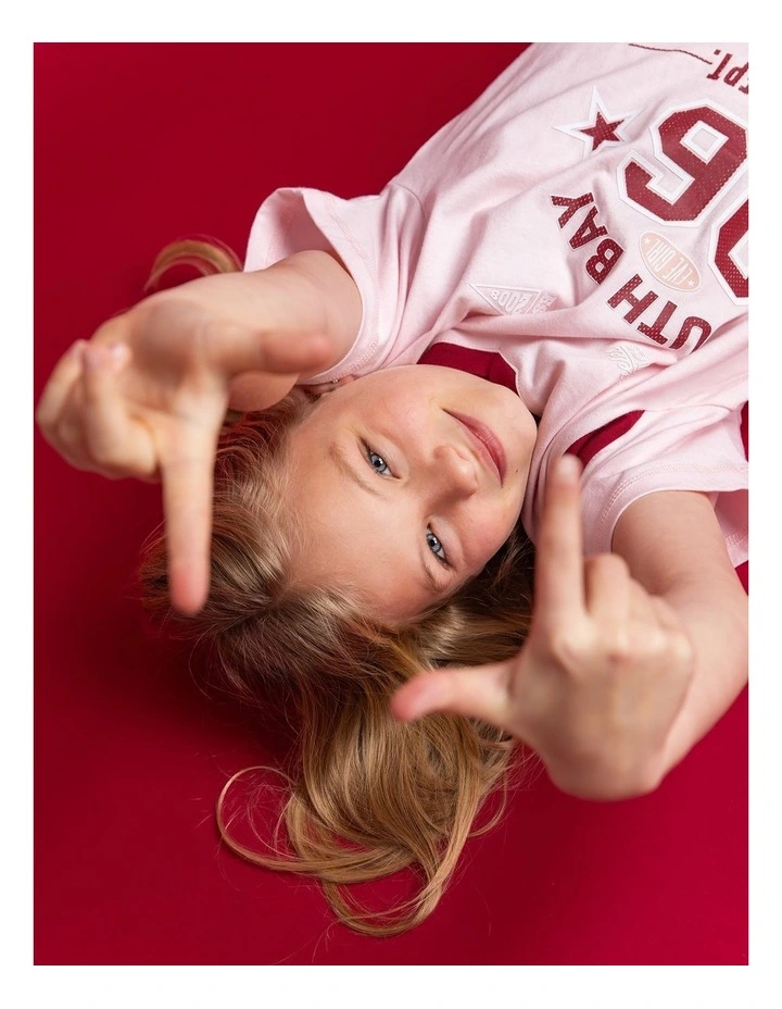 South Bay Jersey (8-16 Years) in Pale Pink image 2