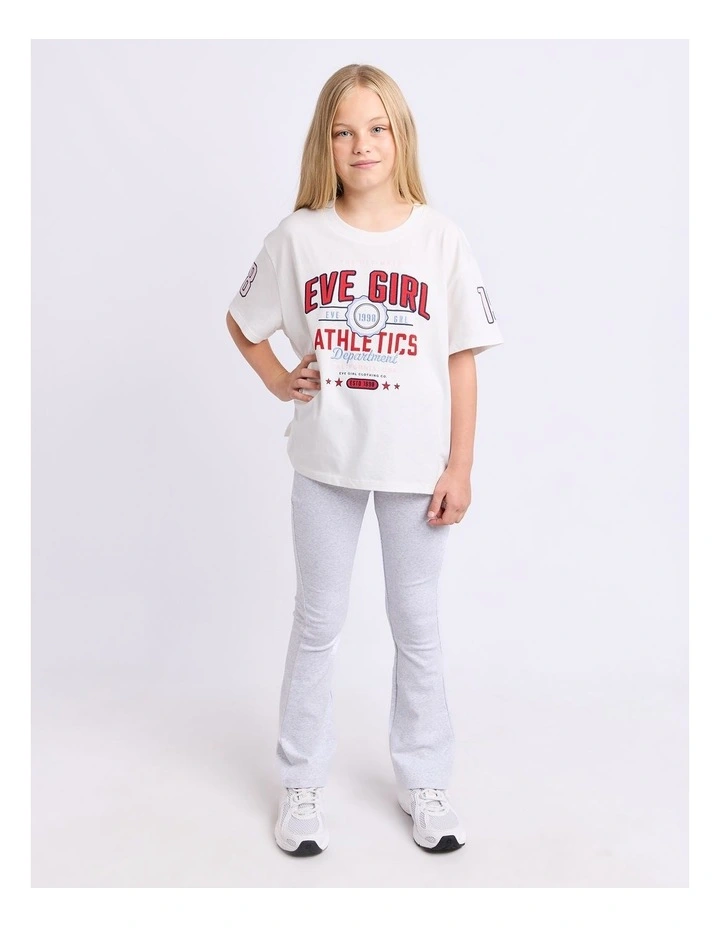 Aths Department Tee 8-16 Years in Vintage White image 5
