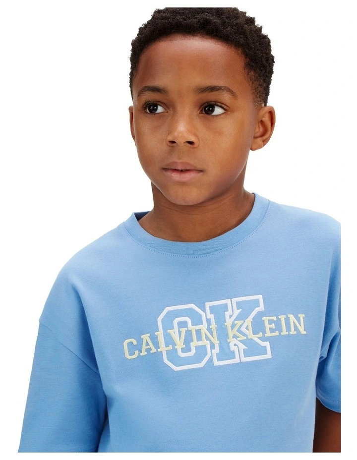 Varsity Logo Short Sleeve T-shirt (8-16 Years) in Provence image 3