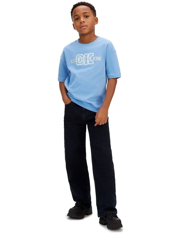 Varsity Logo Short Sleeve T-shirt (8-16 Years) in Provence image 4