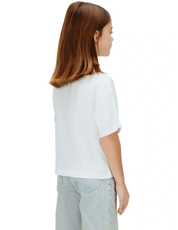 Monologo T-shirt (8-16 Years) in White image 2