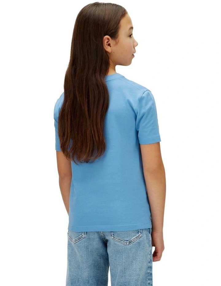 Logo Short Sleeve T-shirt (8-16 Years) in Provence image 2