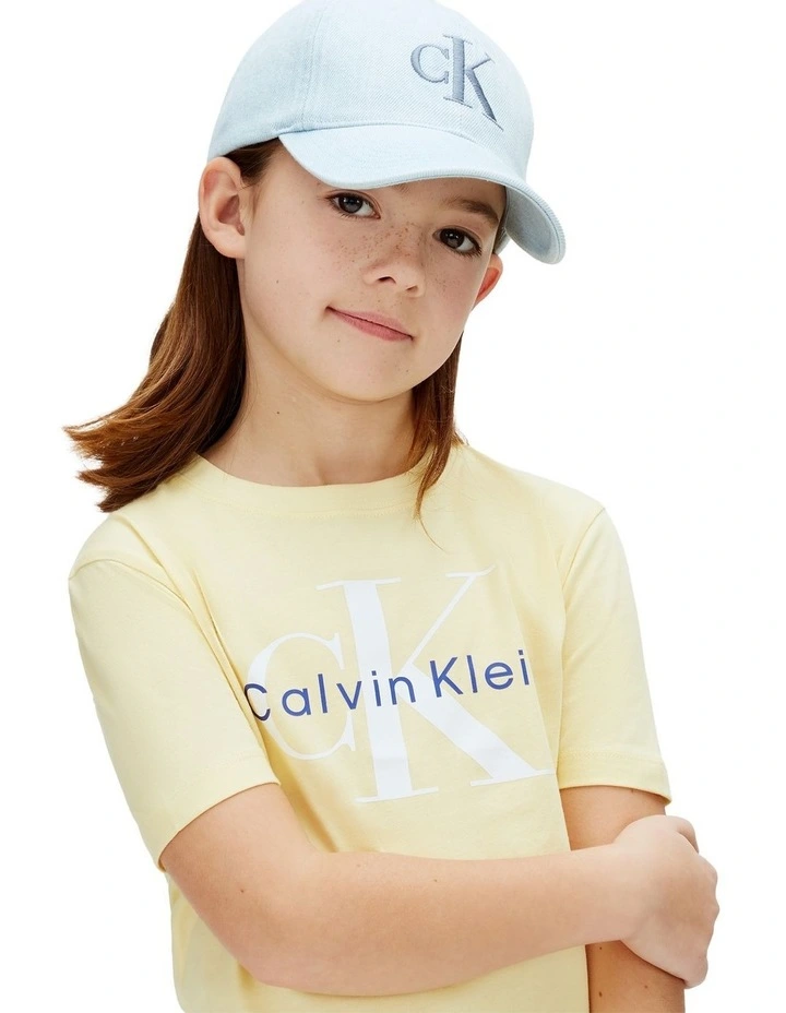 Monologo Short Sleeve T-shirt (8-16 Years) in French Vanilla image 3