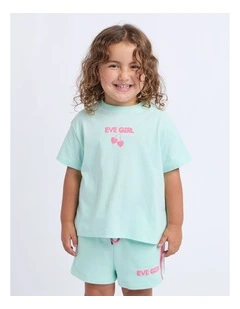 Lounge Club Tee (3-7 Years) in Mint
