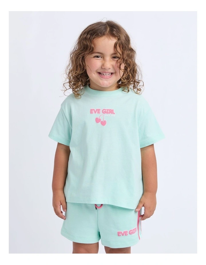 Lounge Club Tee (3-7 Years) in Mint image 1