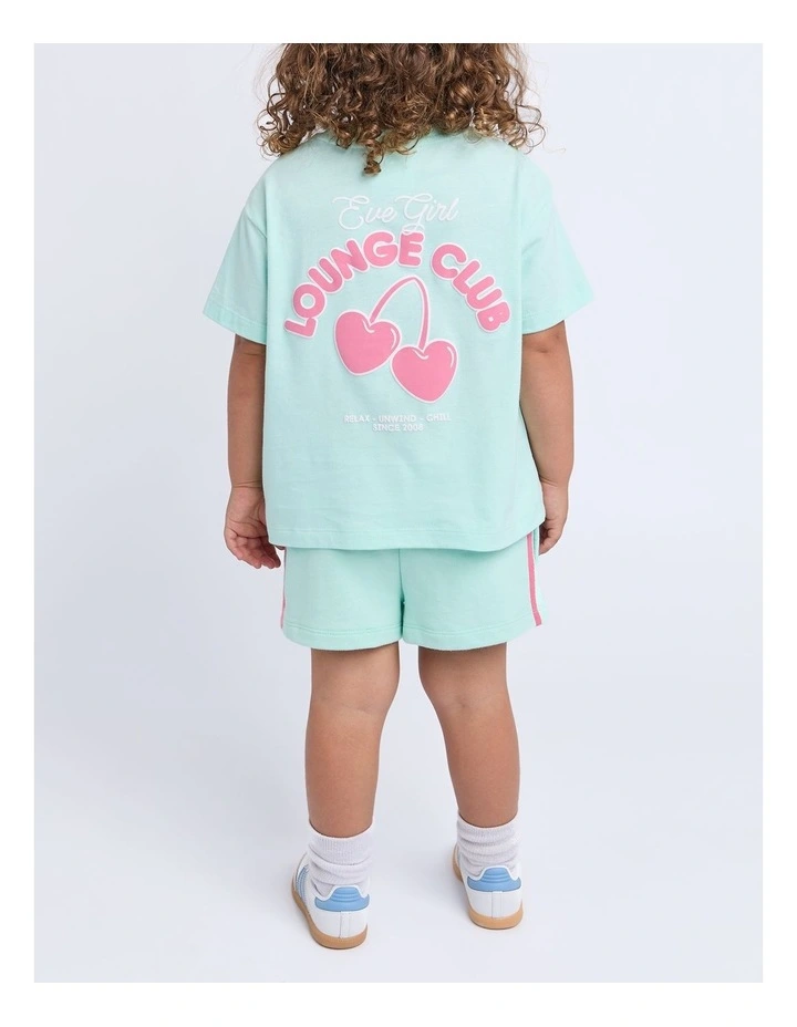 Lounge Club Tee (3-7 Years) in Mint image 2