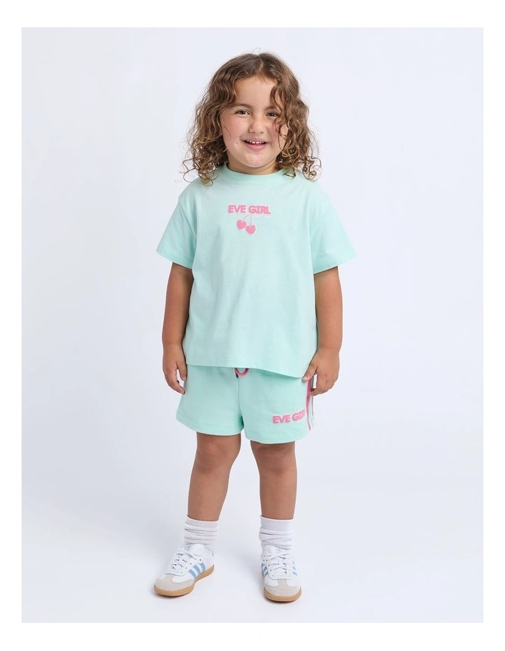 Lounge Club Tee (3-7 Years) in Mint image 3
