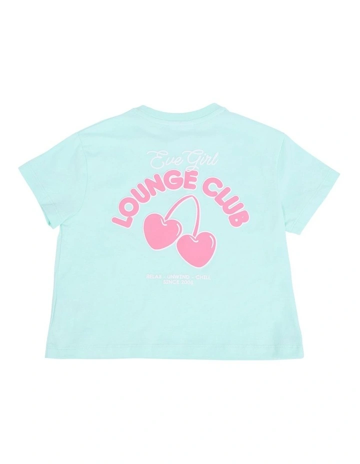 Lounge Club Tee (3-7 Years) in Mint image 6