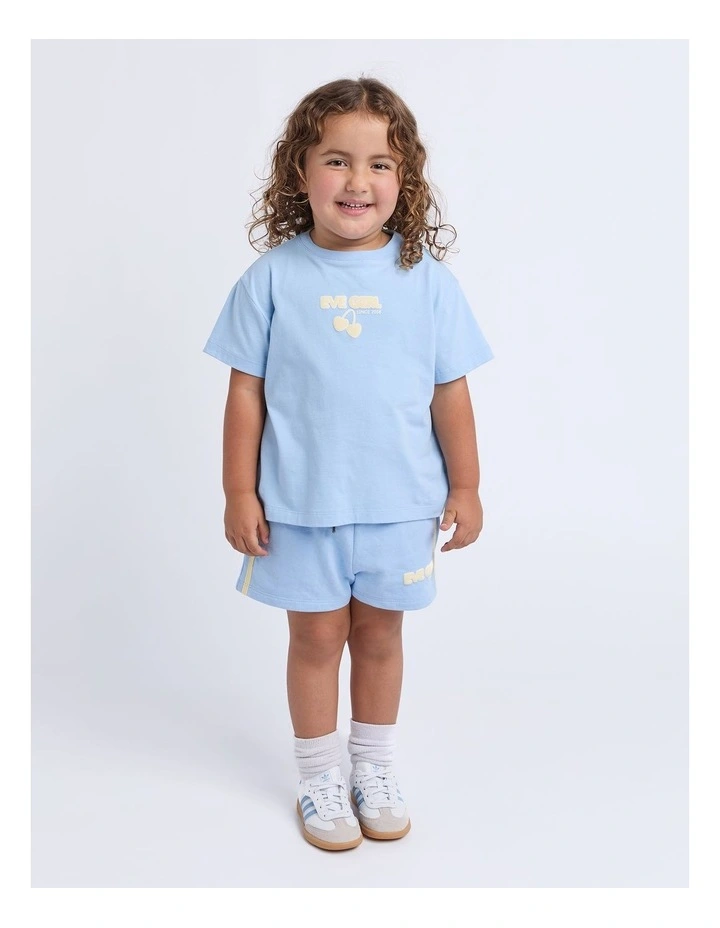 Lounge Club Tee (3-7 Years) in Sky Blue image 5