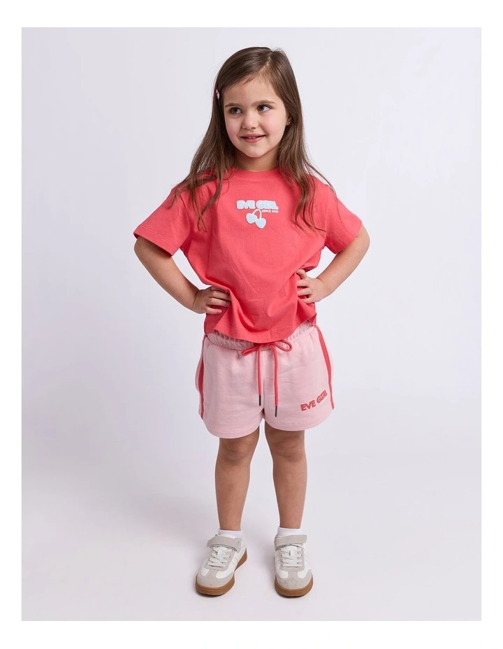 Lounge Club Tee (3-7 Years) in Watermelon image 5