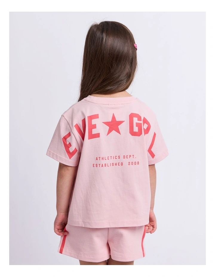 Motion Tee (3-7 Years) in Pale Pink image 2