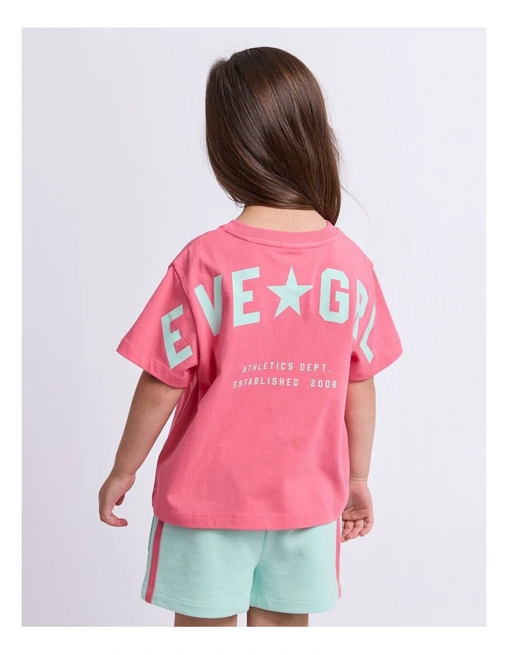 Motion Tee (3-7 Years) in Rose image 2
