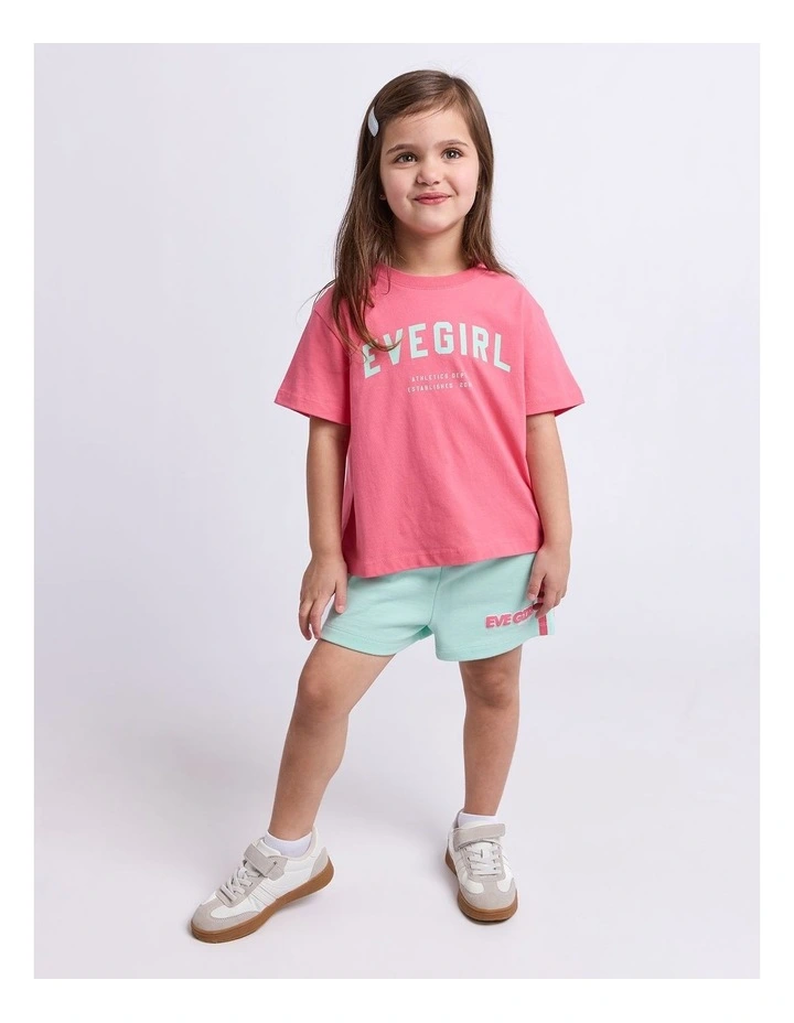Motion Tee (3-7 Years) in Rose image 3
