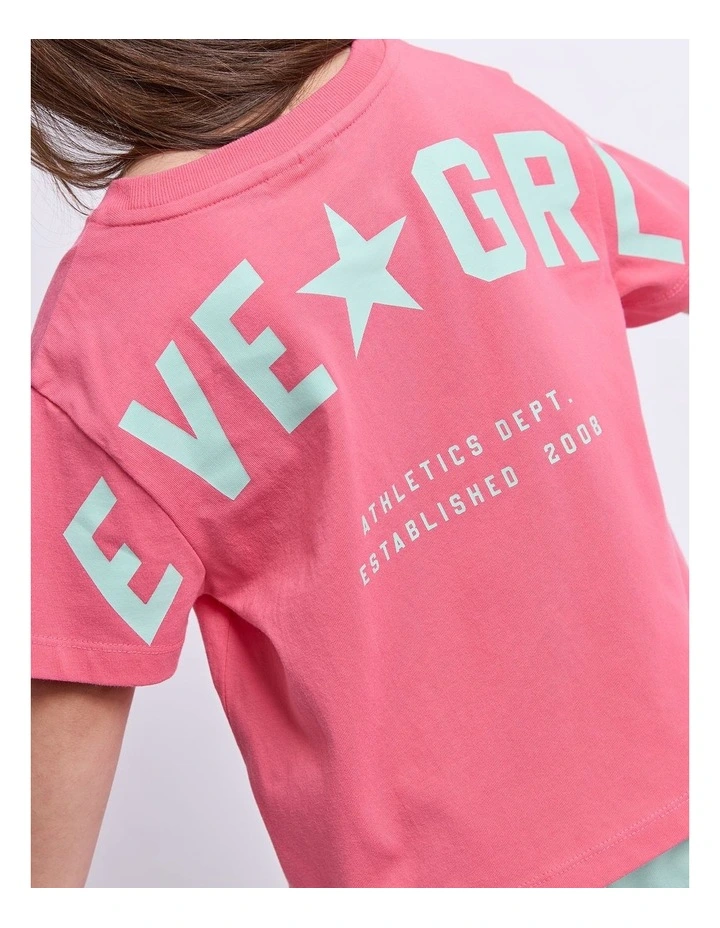 Motion Tee (3-7 Years) in Rose image 4