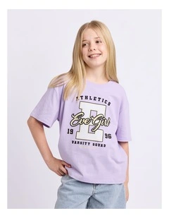 Champion Tee (8-16 Years) in Lilac