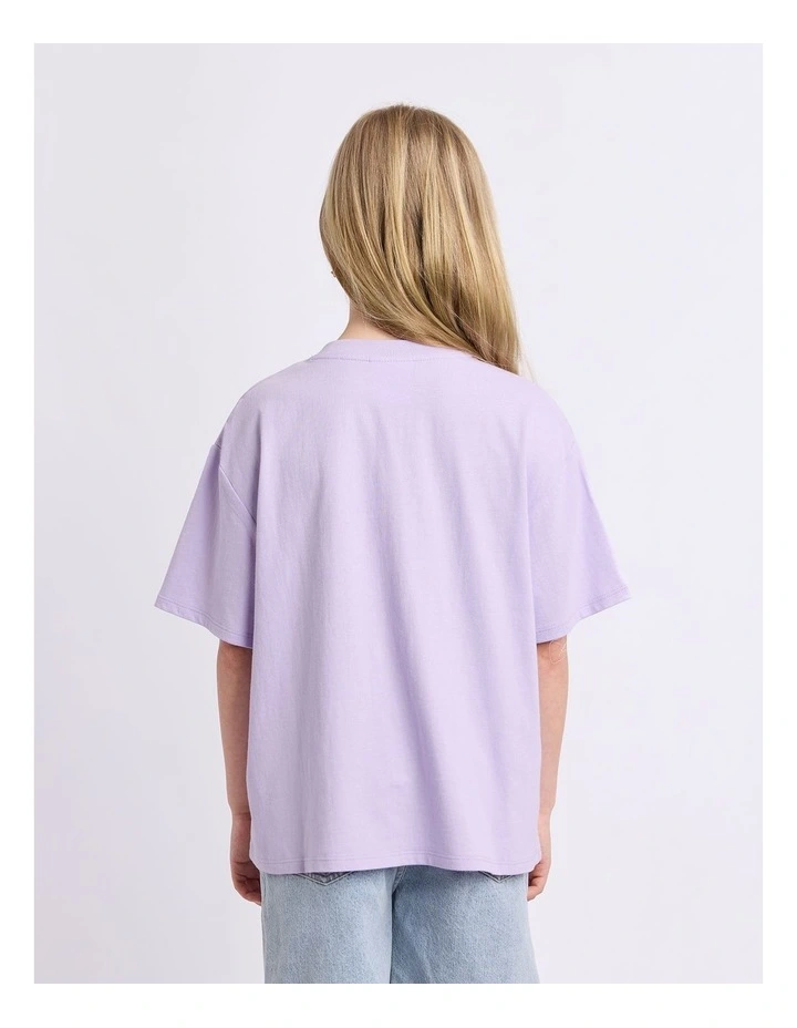 Champion Tee (8-16 Years) in Lilac image 2
