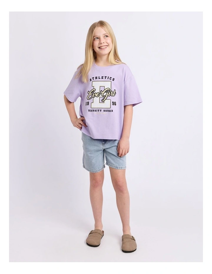 Champion Tee (8-16 Years) in Lilac image 3