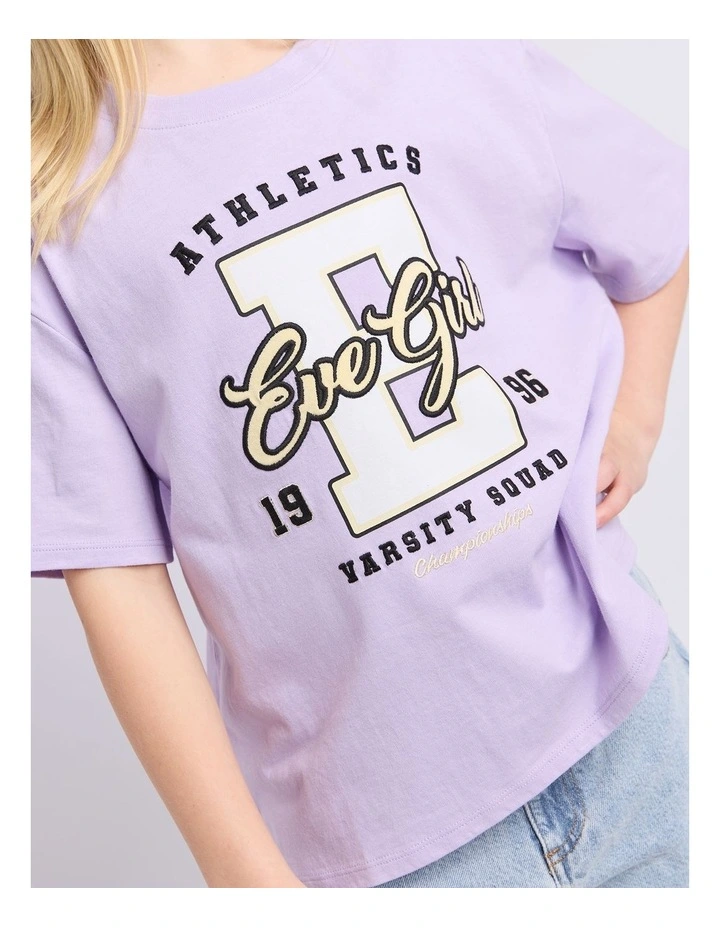Champion Tee (8-16 Years) in Lilac image 4